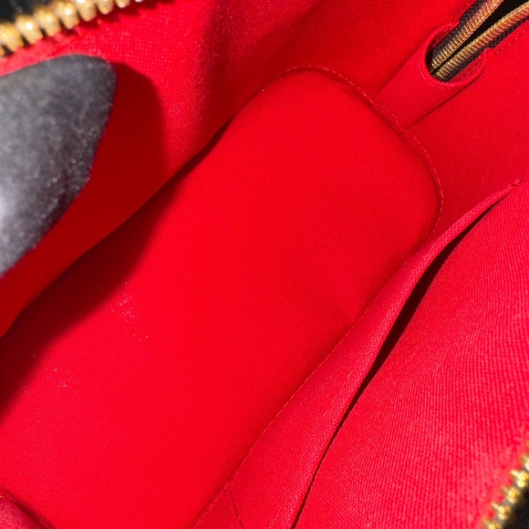 Louis Vuitton N40606 Alma BB Damier Ebene Brown Canvas Small handbag purse full - Picture 10 of 12